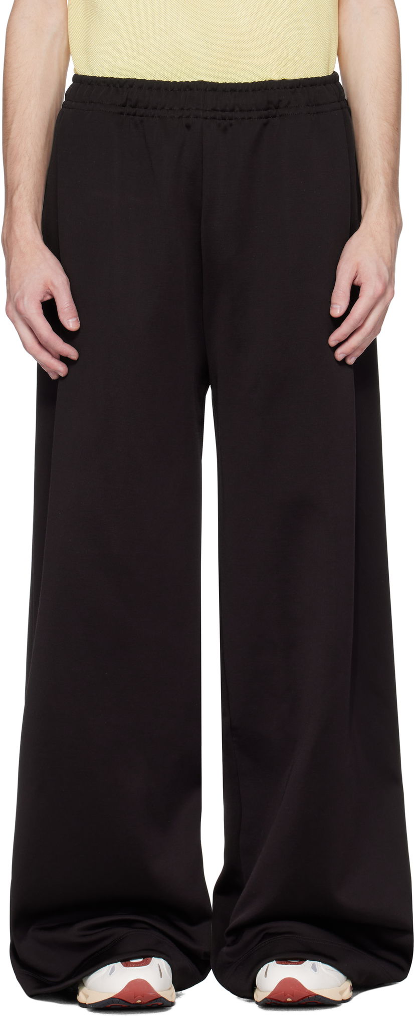 Trenirka Lacoste Lacoste Runway Oversized Trousers Crna | XH6771