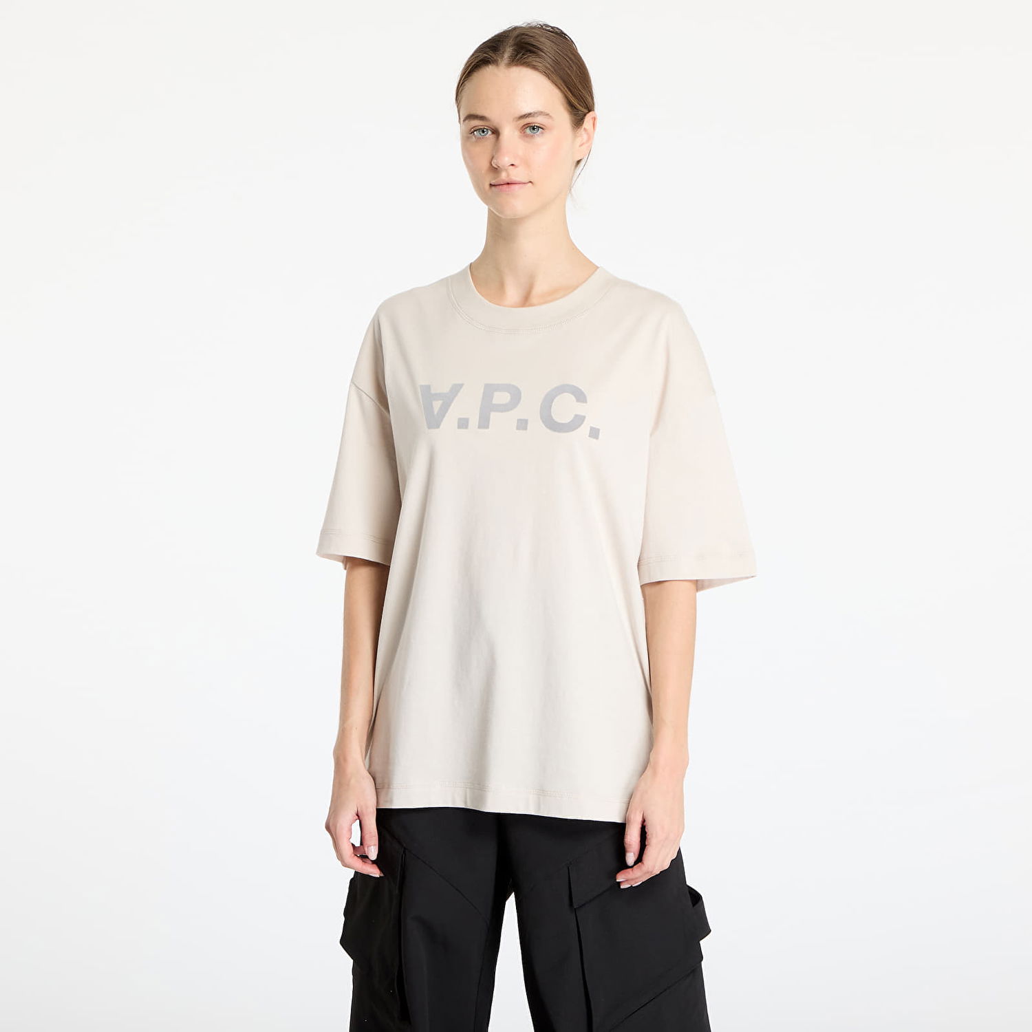 Majica kratkih rukava A.P.C. Oversize Grand T-Shirt Bež | COHBO-M26385 AAE, 1