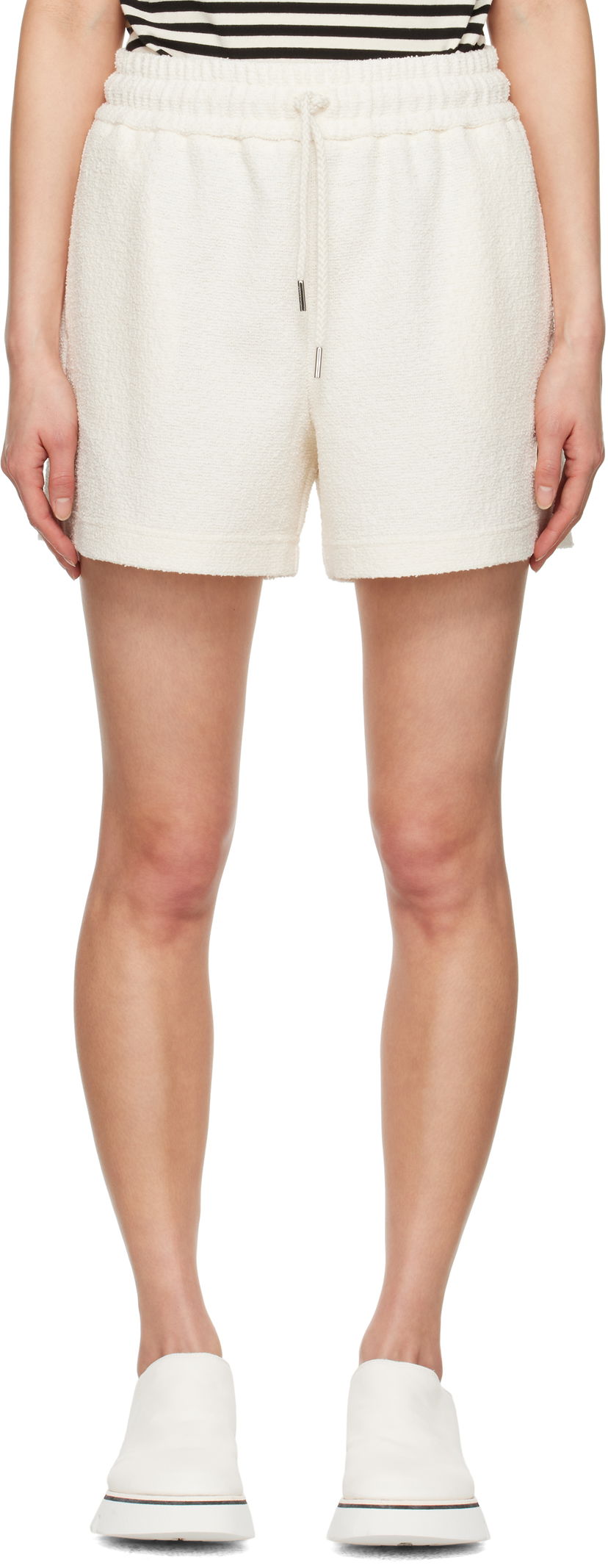 Kratke hlače Moncler Moncler Drawstring Shorts Bijela | K10938H0002189AWR