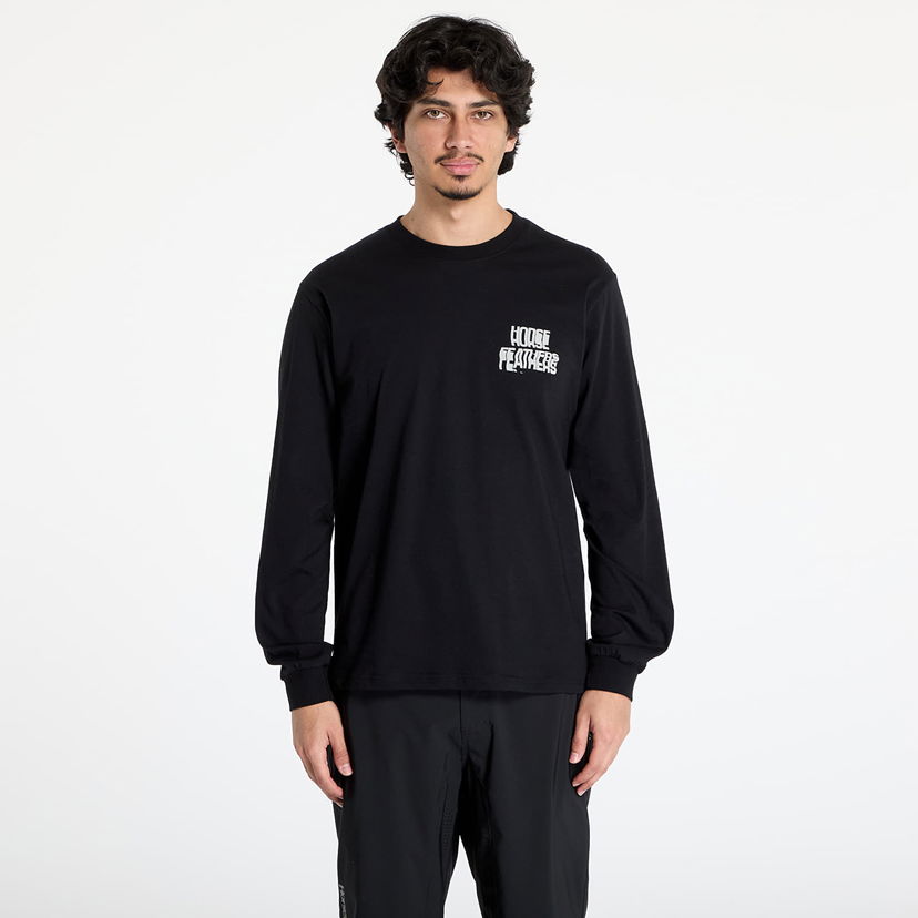 Majica kratkih rukava Horsefeathers Horsefeathers Xerox Long Sleeve T-Shirt Crna | SM1375C