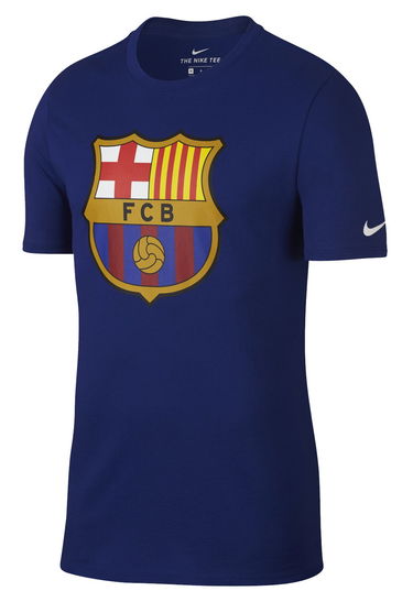 Majica kratkih rukava Nike FCB T-Shirt Evergreen Crest Plava | 898621-455, 0