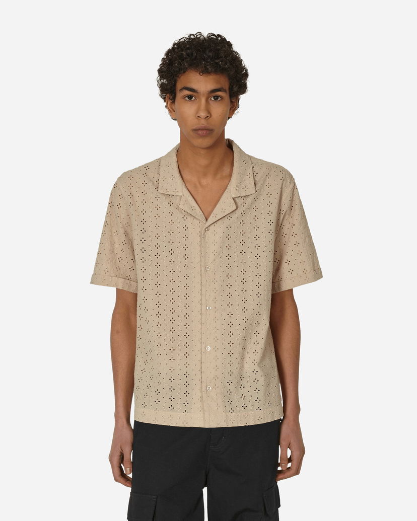 Košulja GUESS Camp Shirt Pearl White Bež | M4GH79WEUC0 G047