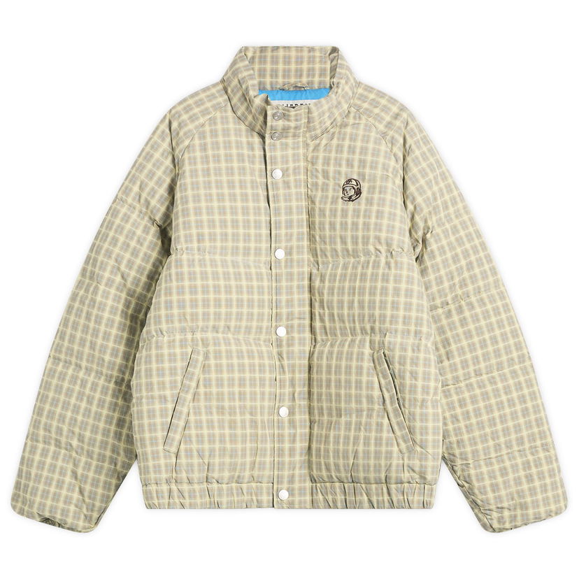 Pernata jakna BILLIONAIRE BOYS CLUB Script Nylon Check Puffer Jacket Žuta | B25311-BRN