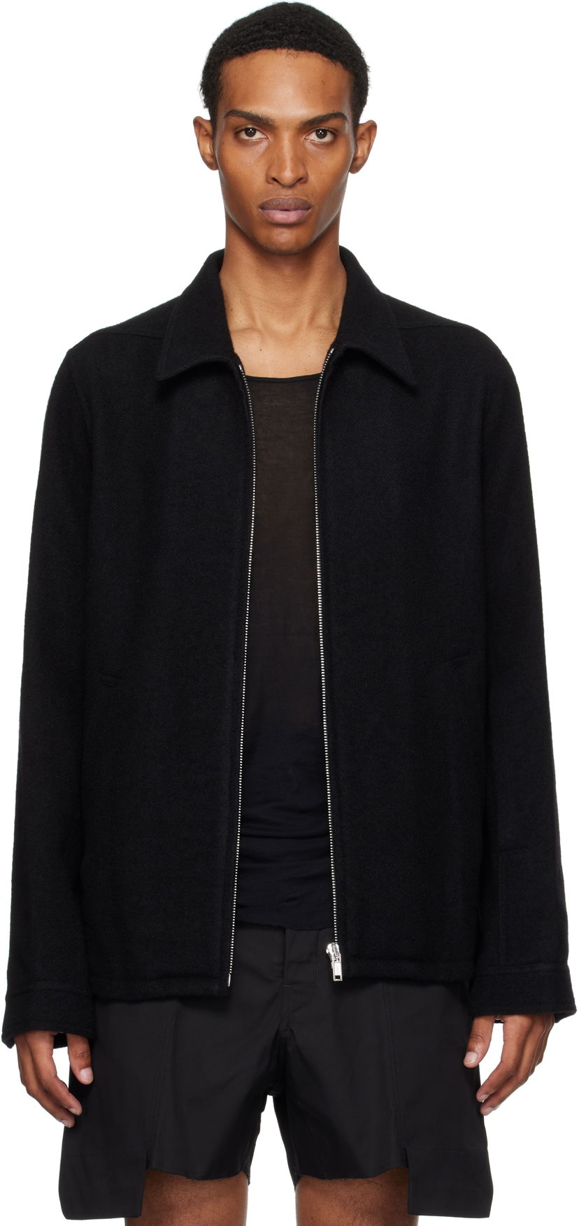 Jakna Rick Owens Rick Owens Concordians Brad Jacket Crna | RU02E1764 WBD