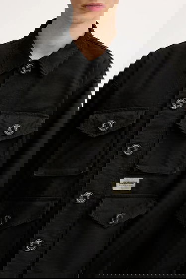 Košulja Neighborhood NEIGHBORHOOD Bdu Ls Shirt Regular Fit Crna | 251SPNH.SHM04, 3