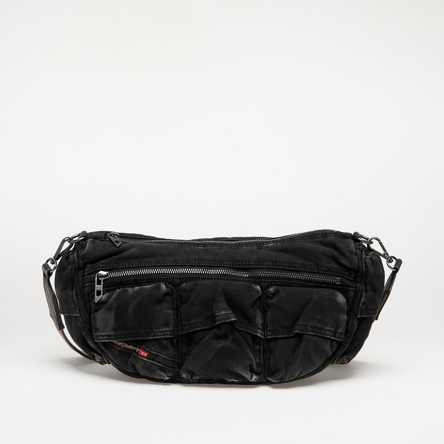Torba oko struka Diesel Diesel Multi-Pkts Shoulder Bag Crna | X10220_P4485 Black, 0