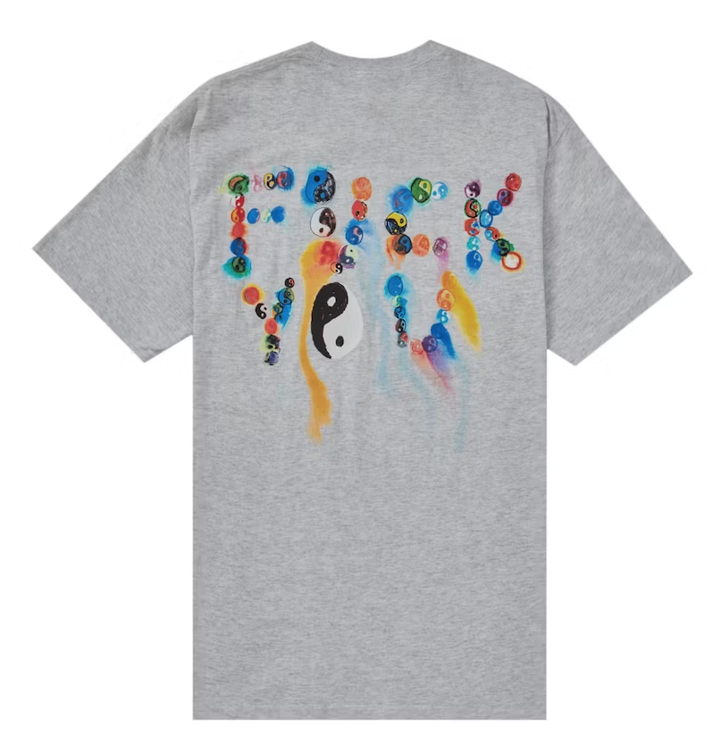 Majica kratkih rukava Supreme Yin Yang Tee Siva | FW23T53 ASH GREY, 1