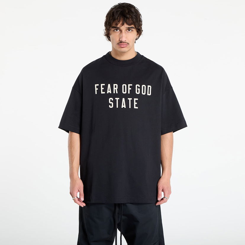Majica kratkih rukava Fear of God Fear of God Essentials 90's Short Sleeve T-Shirt Crna | 125SP254470F-861