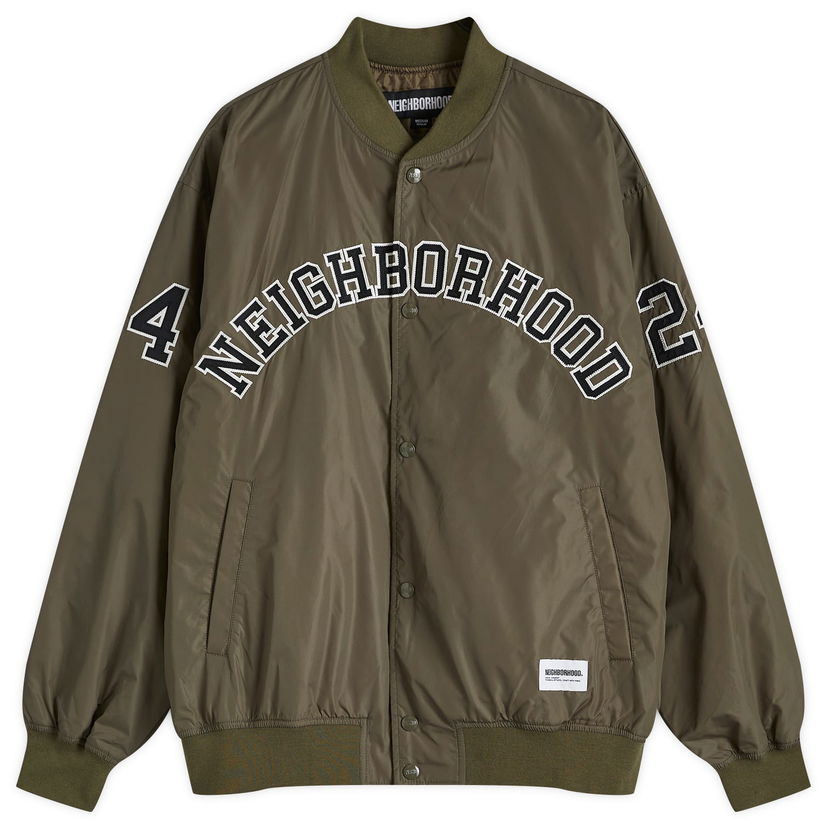 Bomber jakna Neighborhood Bomber Jacket Large Zelena | 242TSNH-JKM04-OLV