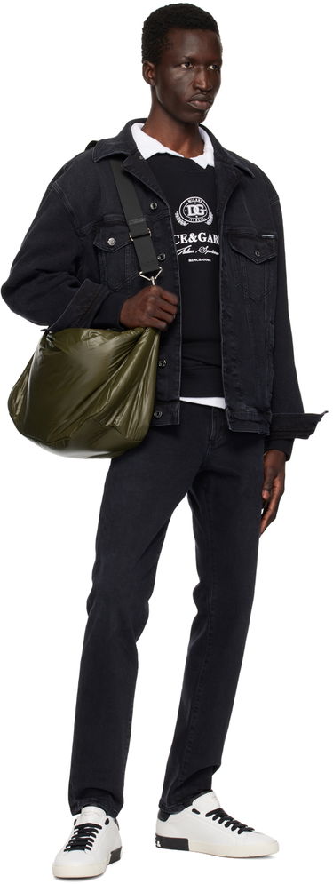 Jakna Dolce & Gabbana Faded Denim Jacket Crna | G9NL5DG8GW6, 3