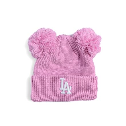 Kapica New Era LA Dodgers Double Pom Beanie Ružičasta | 60565279