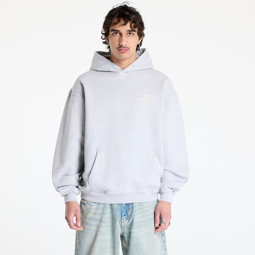 Dukserice Represent Clo REPRESENT Owners Club Stamp Hoodie Siva | OCM41240-158