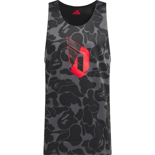 Dres adidas Originals BAPE x Dame 9 Reversible Jersey Crna | JF1154