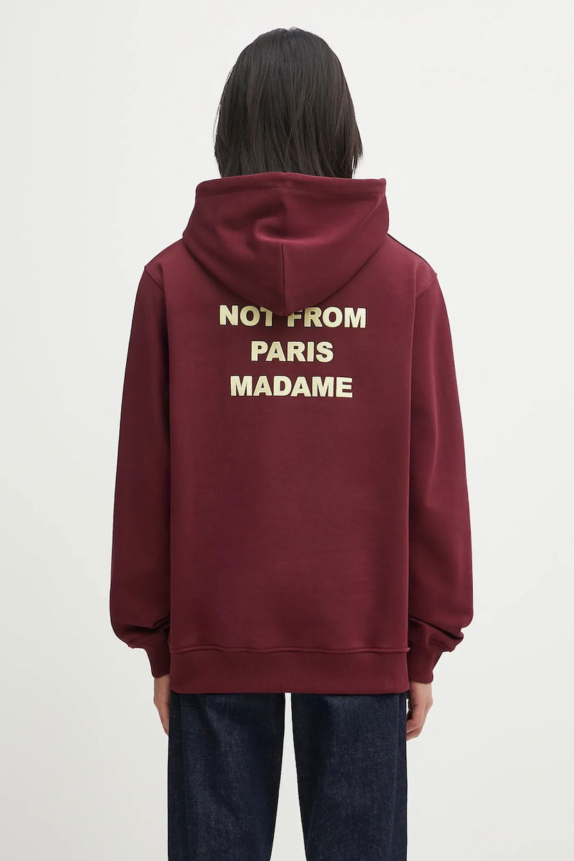 Dukserice Drôle de Monsieur Drôle de Monsieur Le Hoodie Slogan Tamnocrvena | I.HO162.CO127