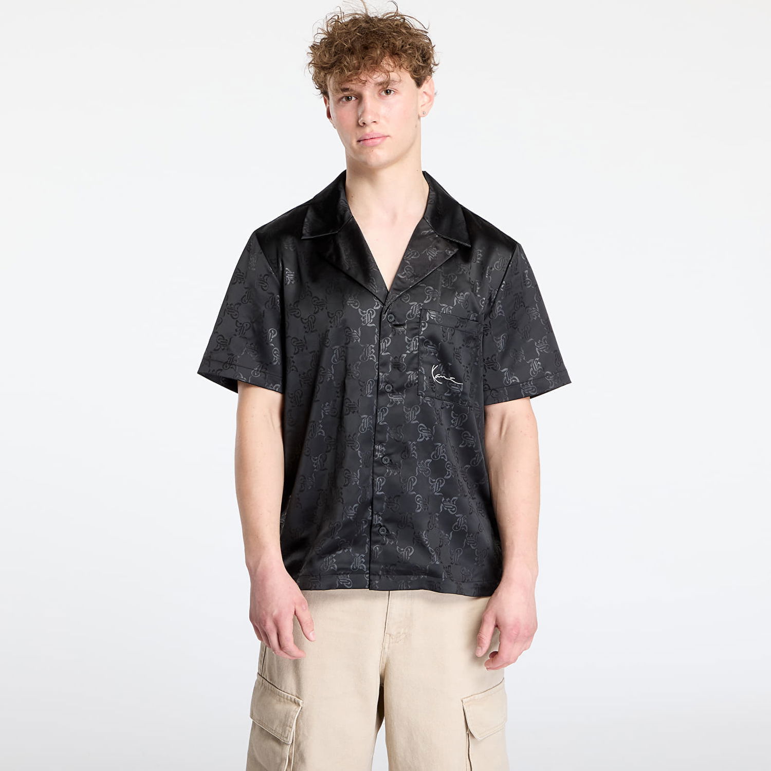 Košulja Karl Kani Karl Kani Signature AOP Resort Shirt Crna | PD00005369, 0