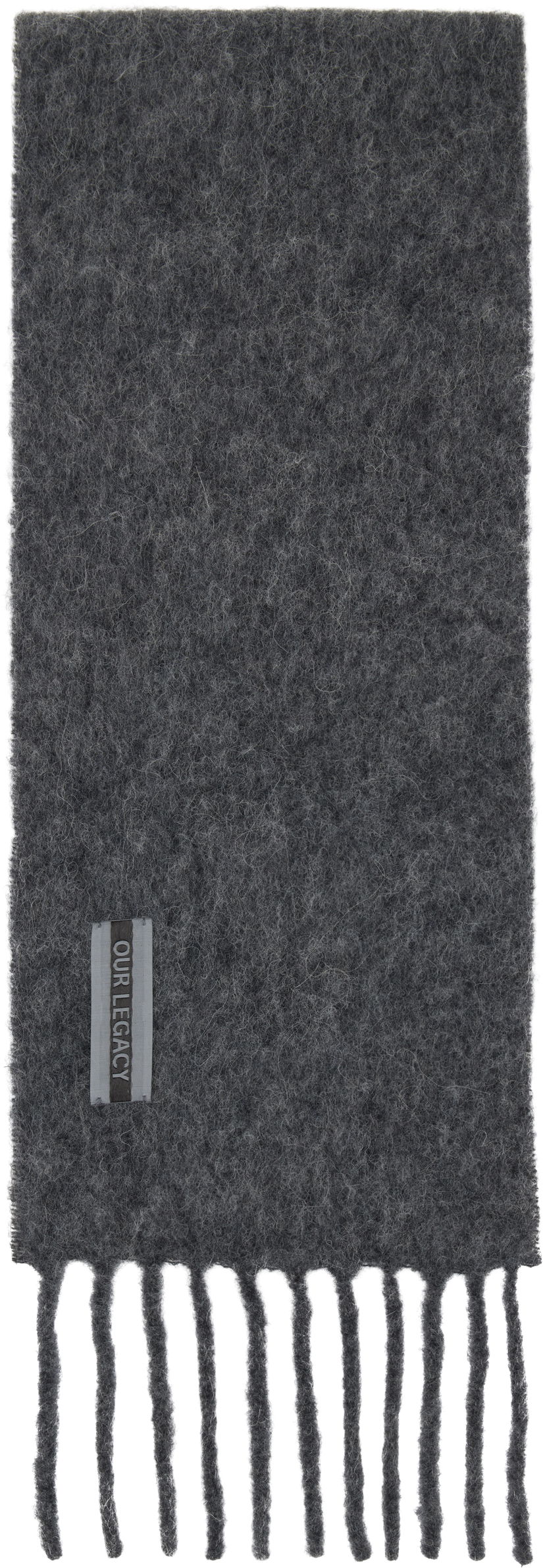Šal OUR LEGACY Our Legacy Estate Scarf Siva | A4258EPH