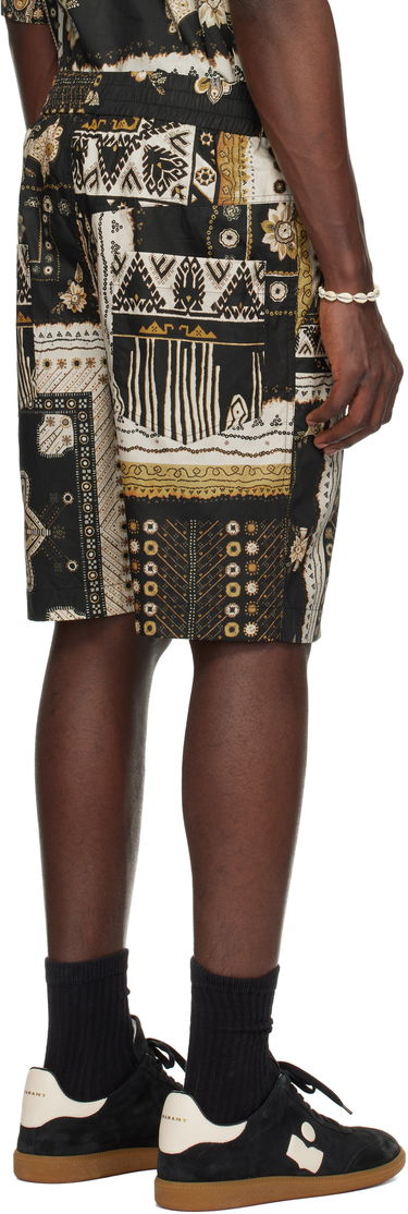 Kratke hlače ISABEL MARANT Isabel Marant Gregorian Paisley Print Shorts Crna | 25PSH0207HA-C1I09H, 2