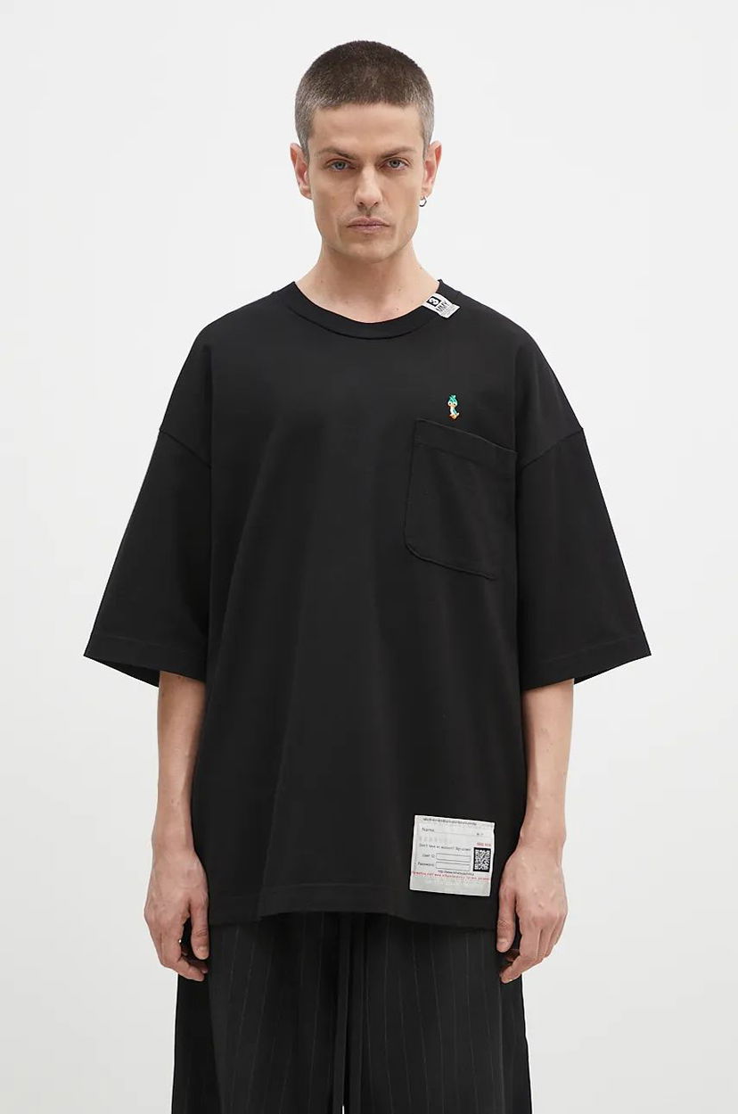 Majica kratkih rukava Maison MIHARA YASUHIRO Duck Embroidery T-Shirt Crna | A13TS631