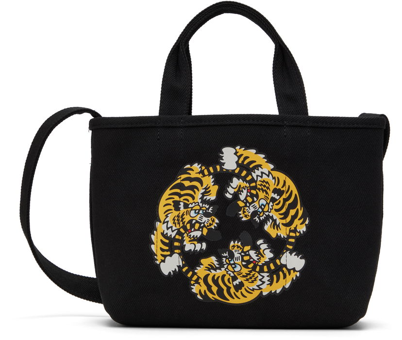 Tote bag KENZO VERDY Edition Black Market Tote Bag Crna | FF58SA910F37