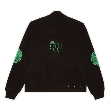 Majica kratkih rukava Hood By Air Long-Sleeve Tee Crna | HBA 152B, 0