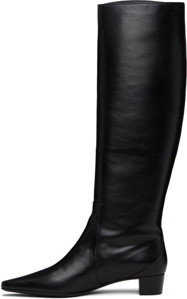 Tenisice i cipele BY FAR BY FAR Pascal Nappa Leather Tall Boots Crna | 23FWPASDBLNAP, 2