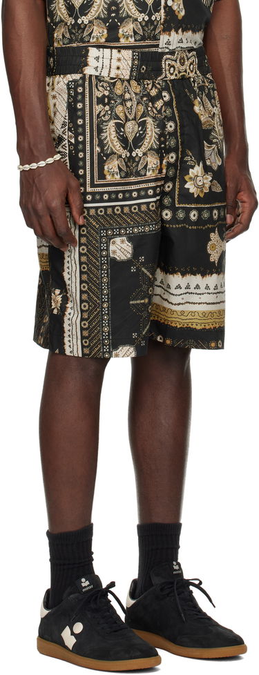 Kratke hlače ISABEL MARANT Isabel Marant Gregorian Paisley Print Shorts Crna | 25PSH0207HA-C1I09H, 1