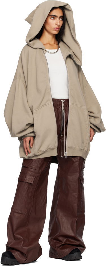 Dukserice Rick Owens DRKSHDW Concordians Megamountain Hoodie Bež | DS02E7228 F, 3