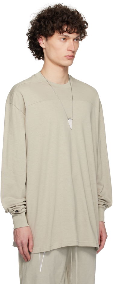 Majica kratkih rukava Rick Owens Rick Owens Champion Edition Girdered Long Sleeve T-Shirt Crna | CM01E1672 CHJG JERSEY, 4