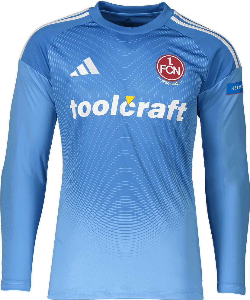 Dres adidas Originals 1. FC Nürnberg Goalkeeper Jersey 2025/26 Plava | 6fcnji9722
