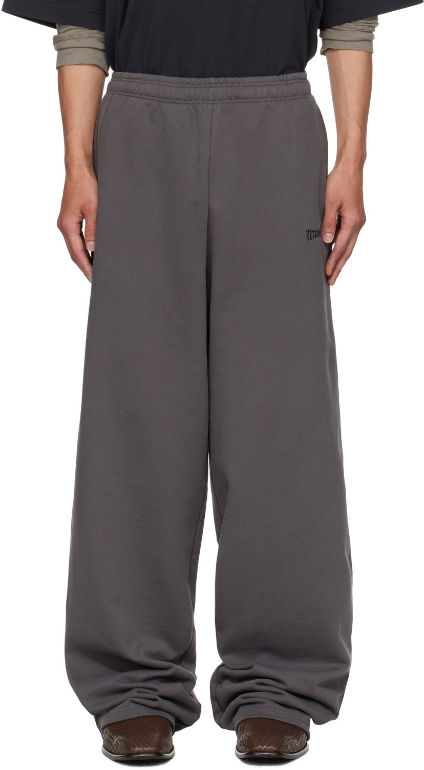 Trenirka VETEMENTS Vetements Boxing Logo Baggy Sweatpants Siva | UH76SP160M
