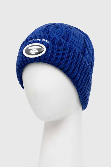 Kapica AAPE by A Bathing Ape AAPE Cable Knit Beanie Plava | AHT5236, 2