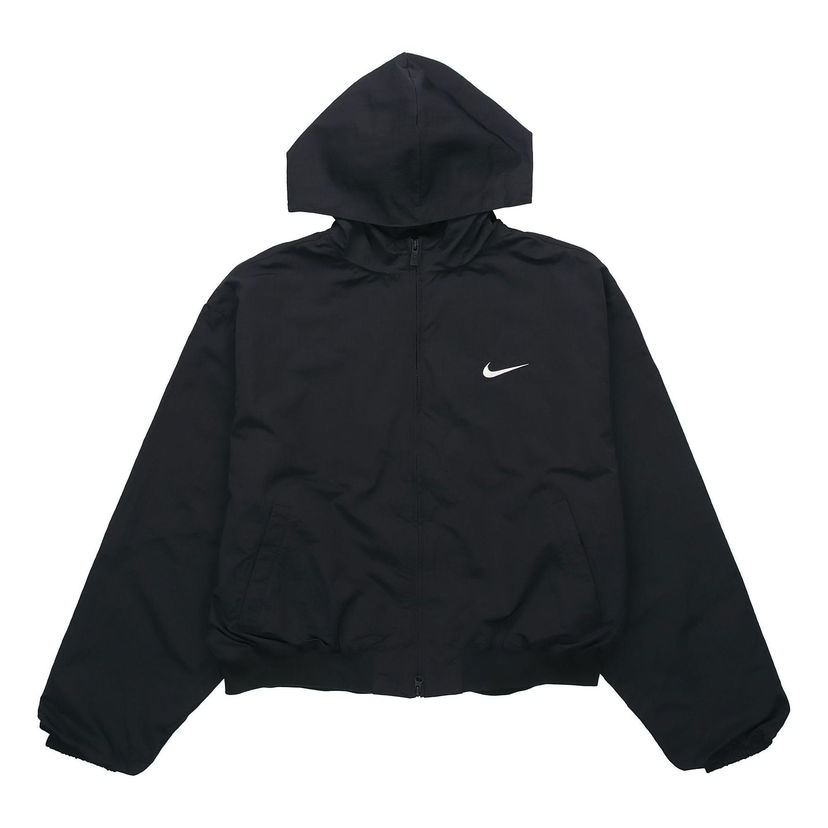 Bomber jakna Nike Fear Of God Hooded Bomber Jacket Crna | BV4408-010
