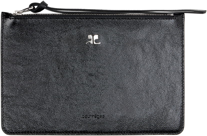 Novčanik Courrèges Courrèges AC Napalack Leather Pouch Crna | 125GPM016CR0043
