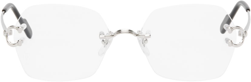 Sunčane naočale Cartier Cartier 'Signature C de Cartier' Rimless Glasses Metalik | CT0564O-002
