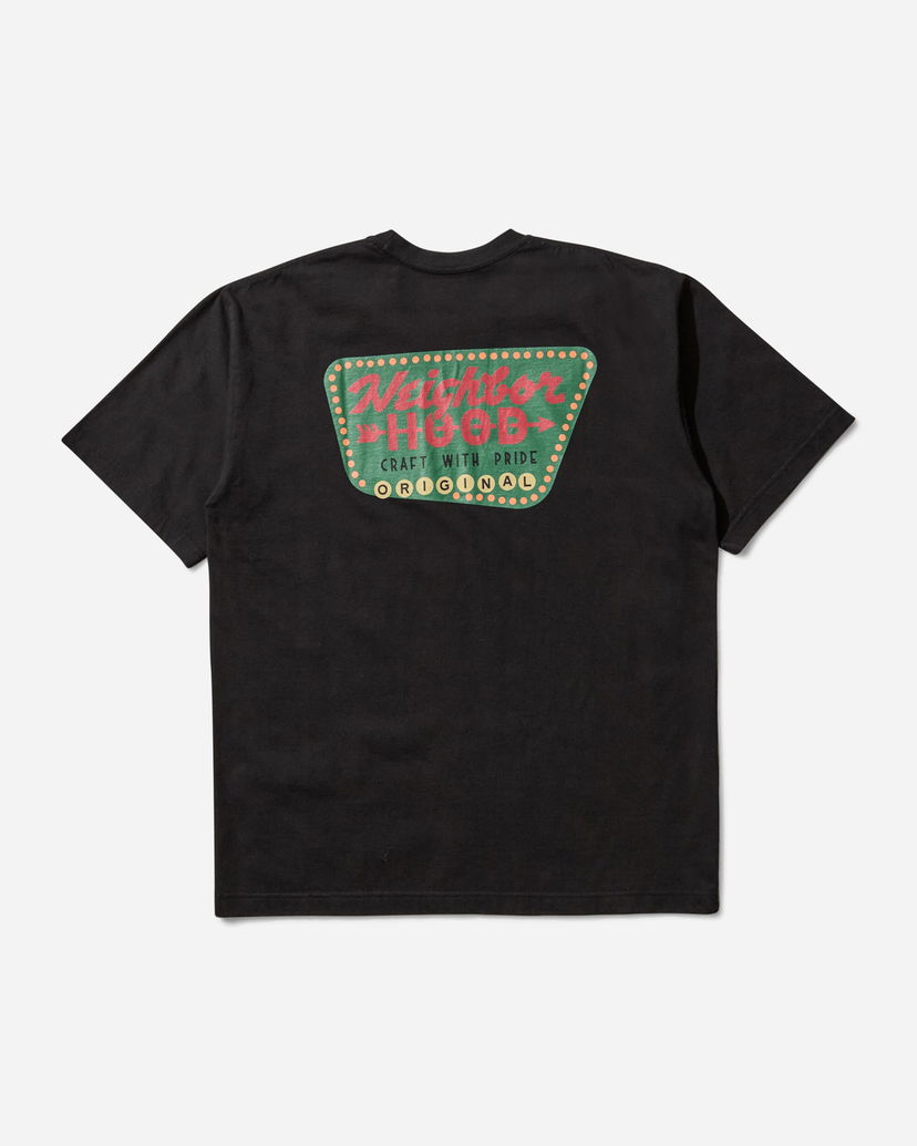 Majica kratkih rukava Neighborhood NH 251 Spot SS-9 Graphic T-Shirt Crna | 251PCNH-ST14S BLACK