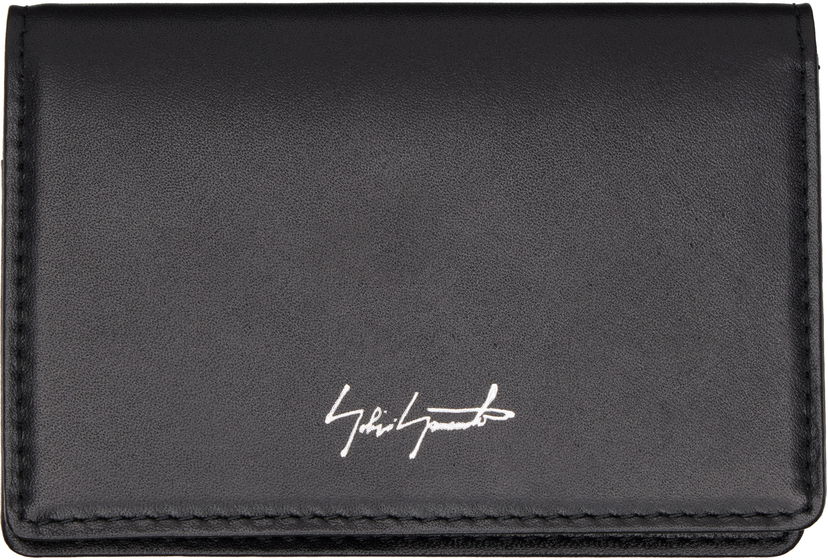 Novčanik Yohji Yamamoto Yohji Yamamoto Leather Card Holder Crna | DA-A94-793