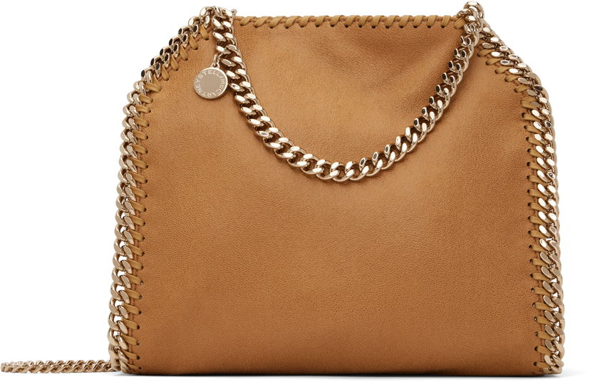 Ručna torbica Stella McCartney Stella McCartney Falabella Mini Chain Shoulder Bag Smeđa | 371223WP0404