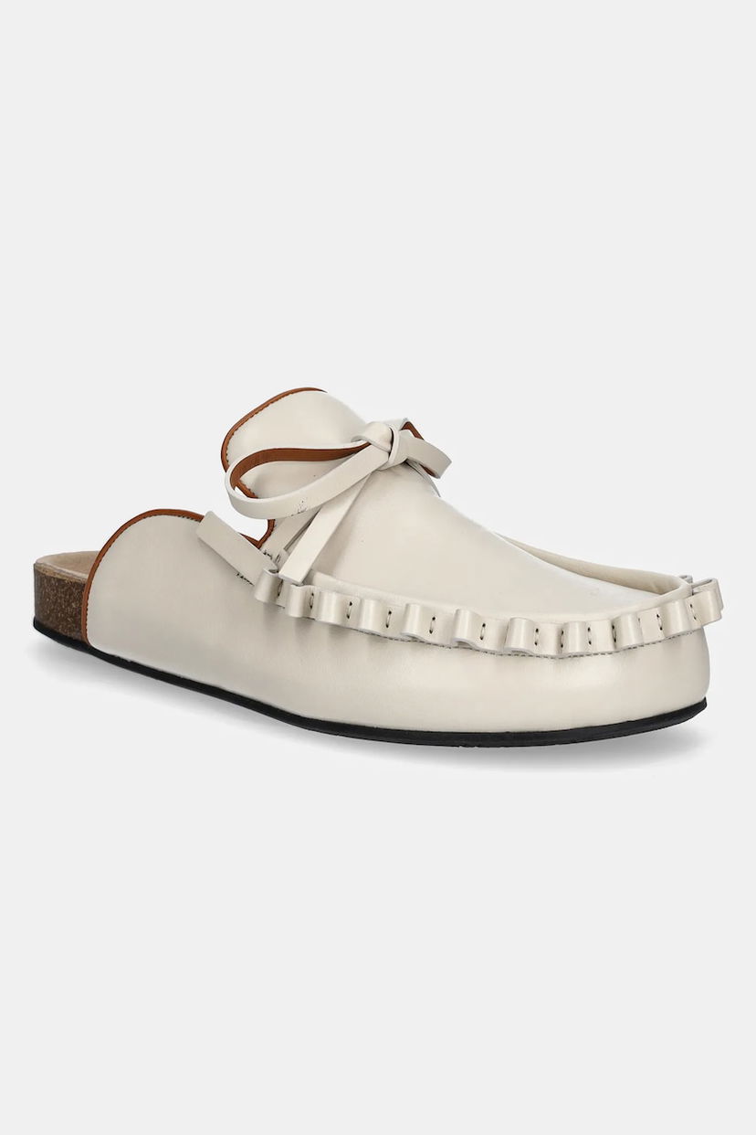Tenisice i cipele JW Anderson JW Anderson Leather Mules Bijela | LF0069.LA0323.002