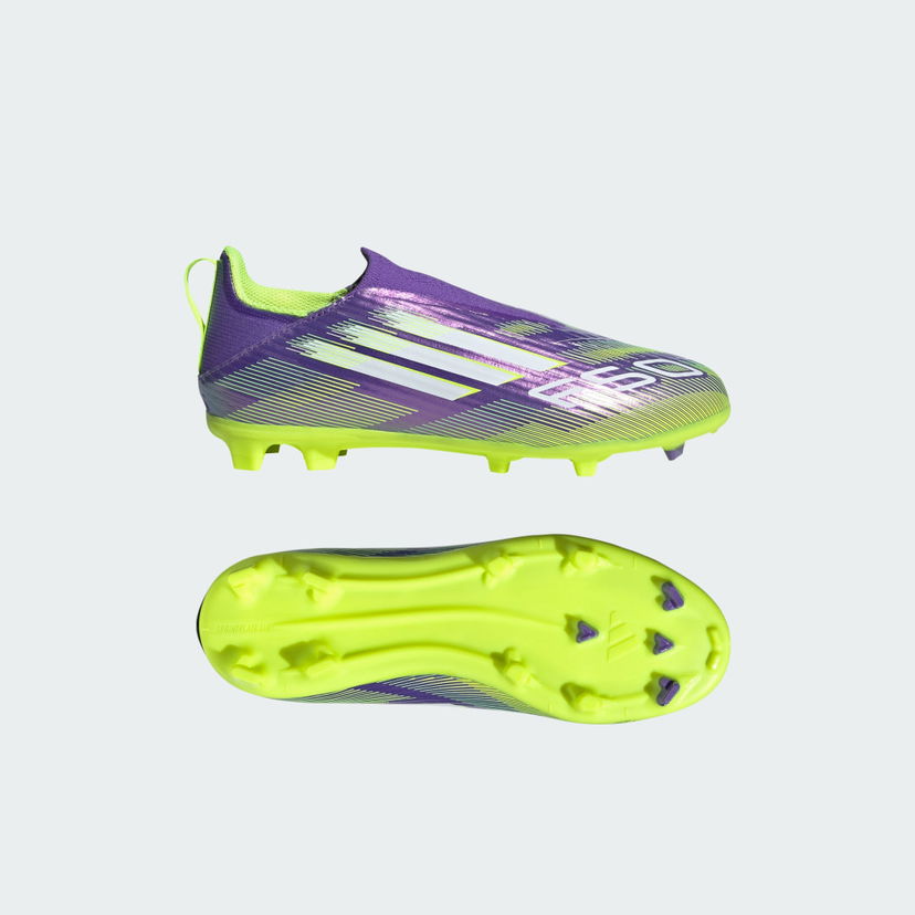 Tenisice i cipele adidas Performance F50 League Laceless Firm/Multi-Ground Kids Ljubičasta | JH7743