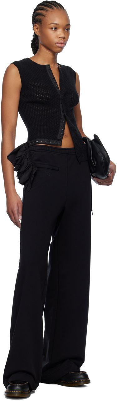 Džemper Maison Margiela MM6 Maison Margiela Detachable Ruffles Tank Top Crna | S52NC0347 M13082, 3