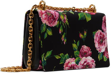 Ručna torbica Dolce & Gabbana Dolce&Gabbana 'DG' Floral Print Shoulder Bag Crna | BB6498 AS110, 2