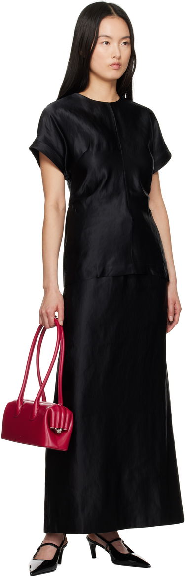 Suknja Loulou de Saison Loulou de Saison Liam Maxi Skirt Crna | LIAM, 3