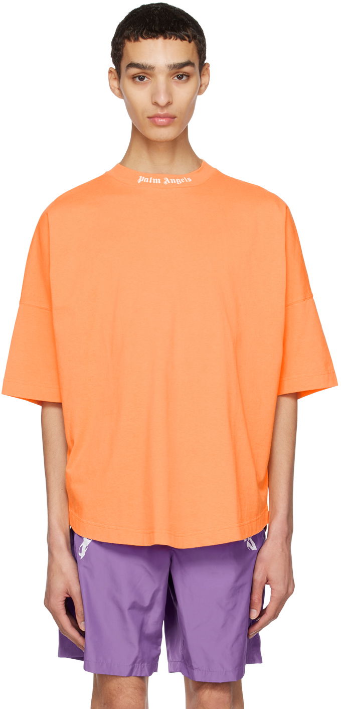 Majica kratkih rukava Palm Angels Orange Oversized Narančasta | PMAA002C99JER0062301