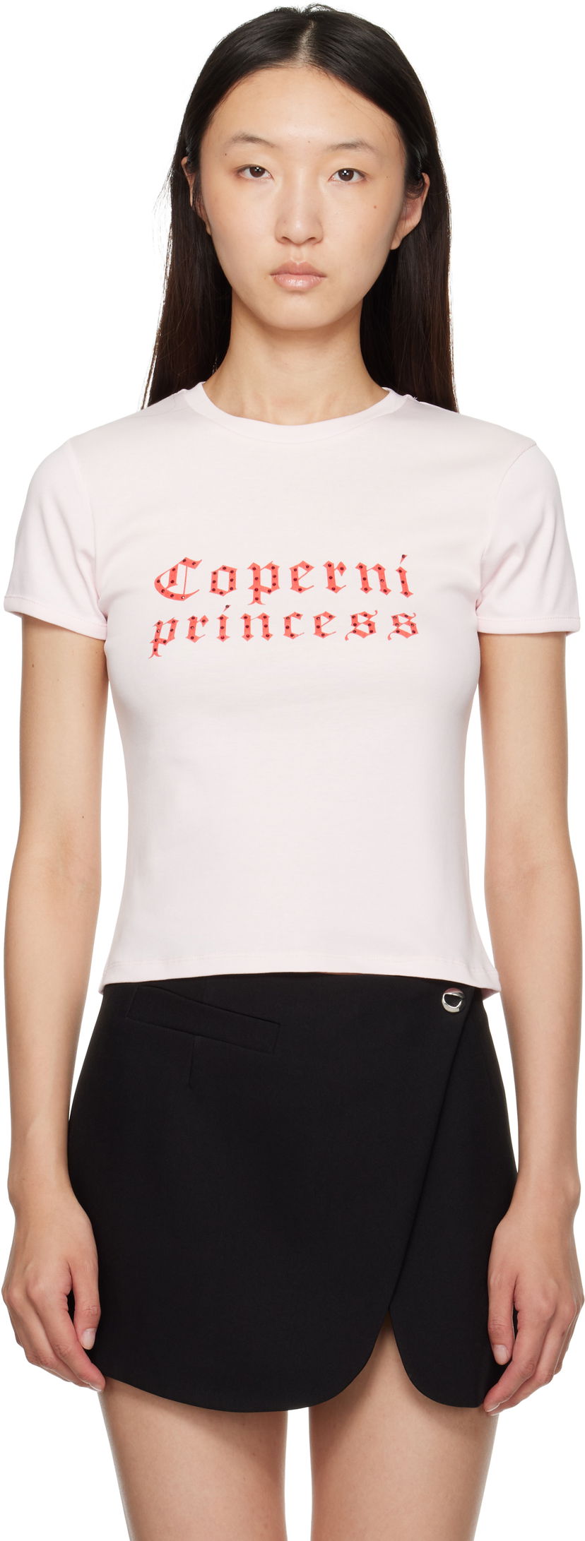 Majica kratkih rukava Coperni Coperni Princess Slim-Fit T-Shirt Ružičasta | DJS07F5017