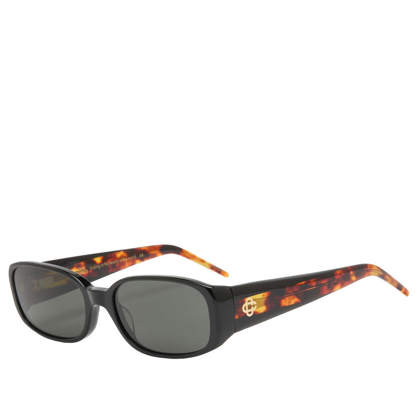 Sunčane naočale Casablanca Casablanca Oval Stripe Acetate Sunglasses Smeđa | EW-078-01-BLTQ
