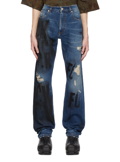 Jeans 1017 ALYX 9SM Mark Flood Edition Jeans Tamnoplava | AAUPA0416FA01