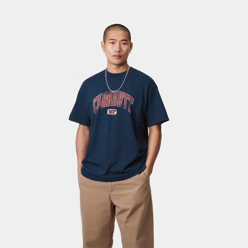 Majica kratkih rukava Carhartt WIP Carhartt WIP Lecture Short Sleeve T-Shirt Tamnoplava | I034766_24