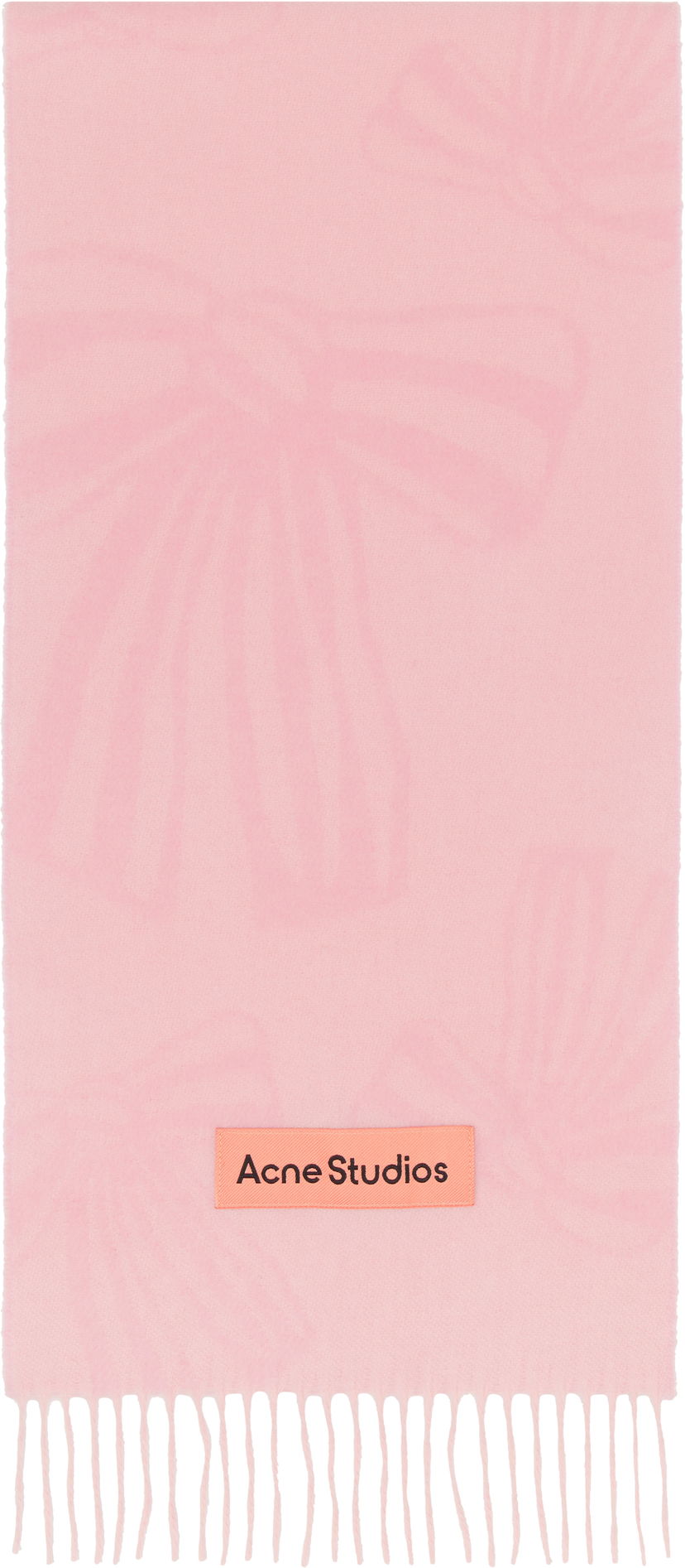 Šal Acne Studios Acne Studios Cashmere Jacquard Scarf Ružičasta | CA0366-