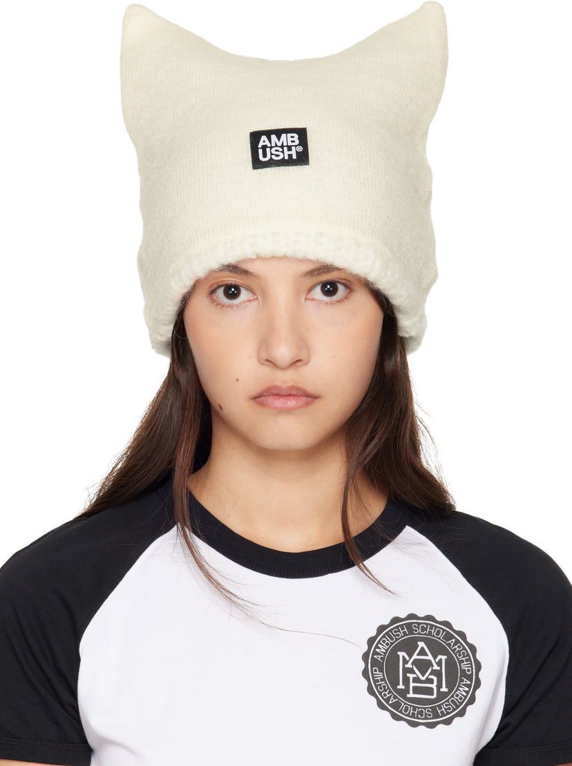 Kapica Ambush Exclusive Rave Beanie Bež | BWLC003F24KNI0013100