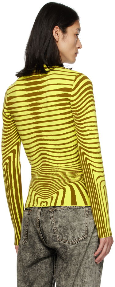 Majica kratkih rukava Jean Paul Gaultier Gaultier Body Morphing Striped Sweater Žuta | 23/12-F-PL028-M046-4144, 2